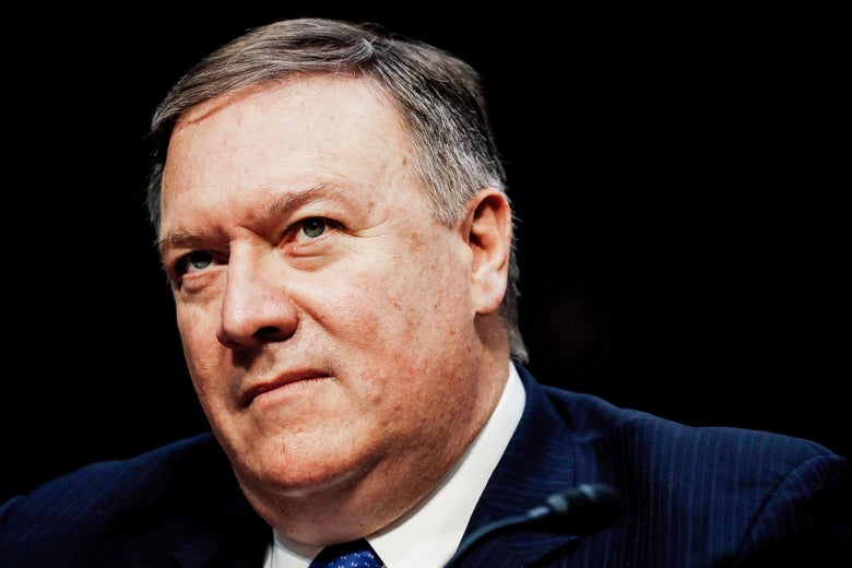 Central Intelligence Agency (CIA) Director Mike Pompeo testifies before the Senate Intelligence Committee on Capitol Hill in Washington, DC, U.S., February 13, 2018.
